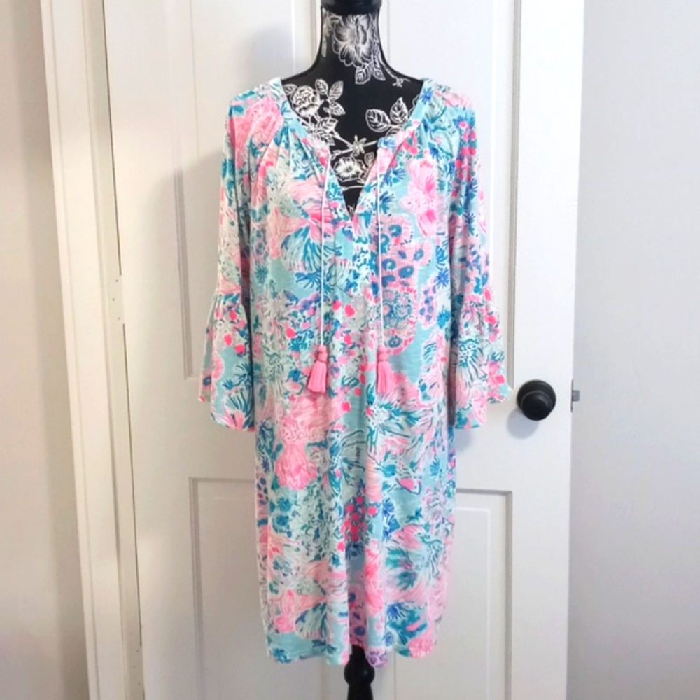 🦑HTF Lilly Pulitzer🦑 - Del Lago Tunic Dress